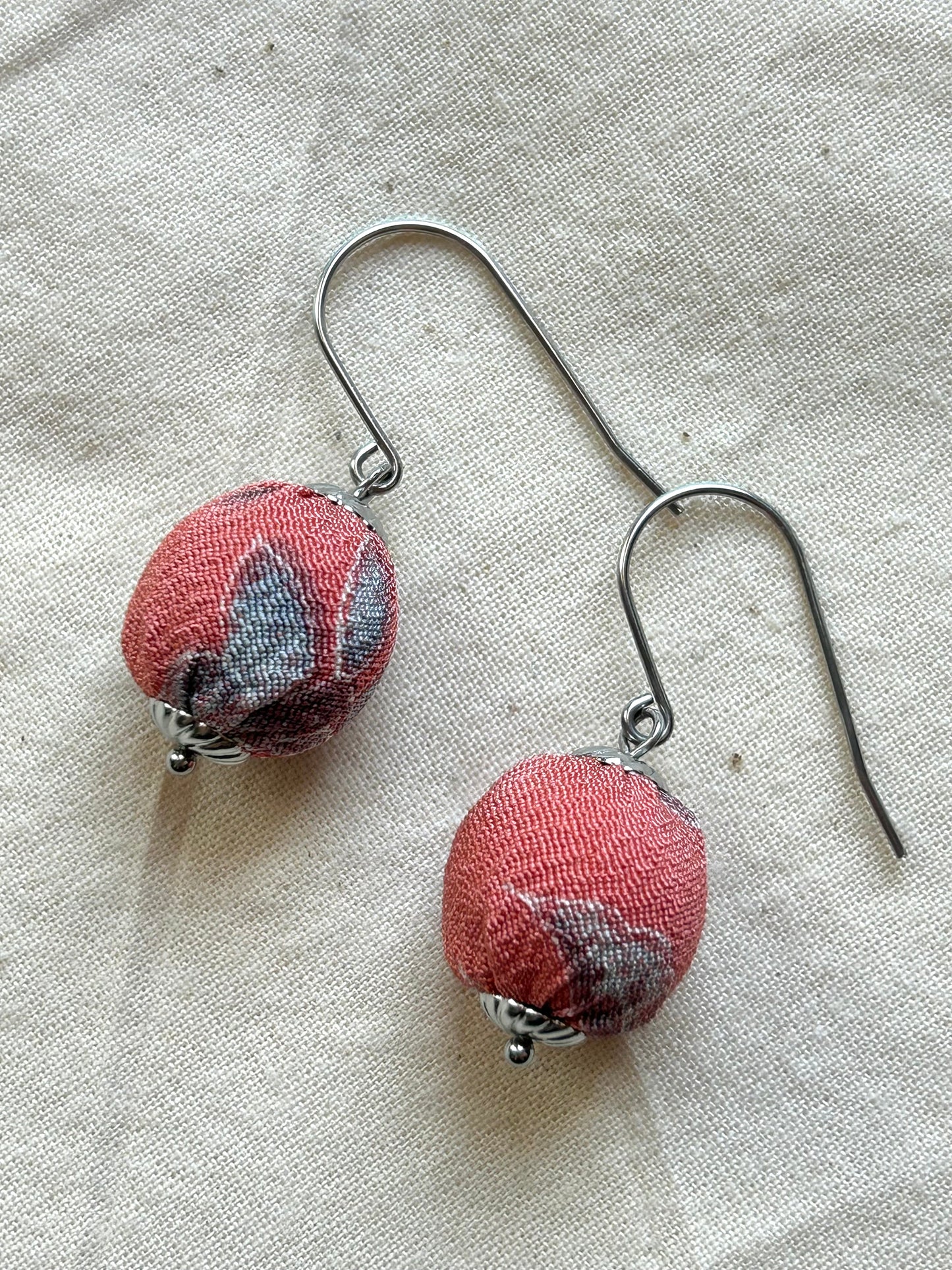 KIRA Earrings -Coral Pink