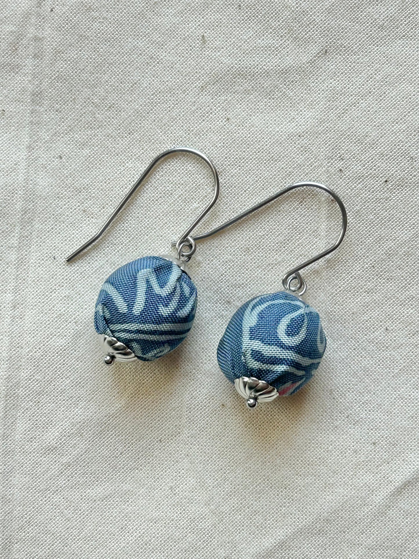 KIRA Earrings -Vase in Blue