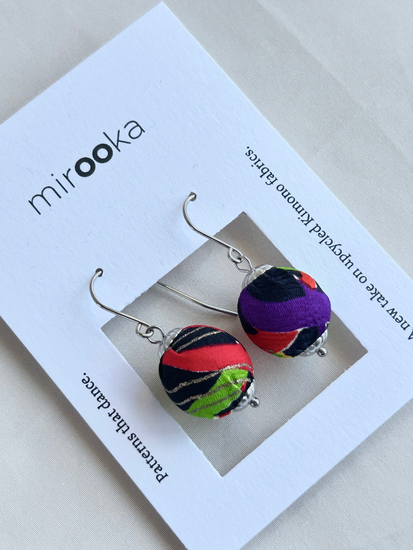 Pendientes KIRA -Flower Candy Dark Mix