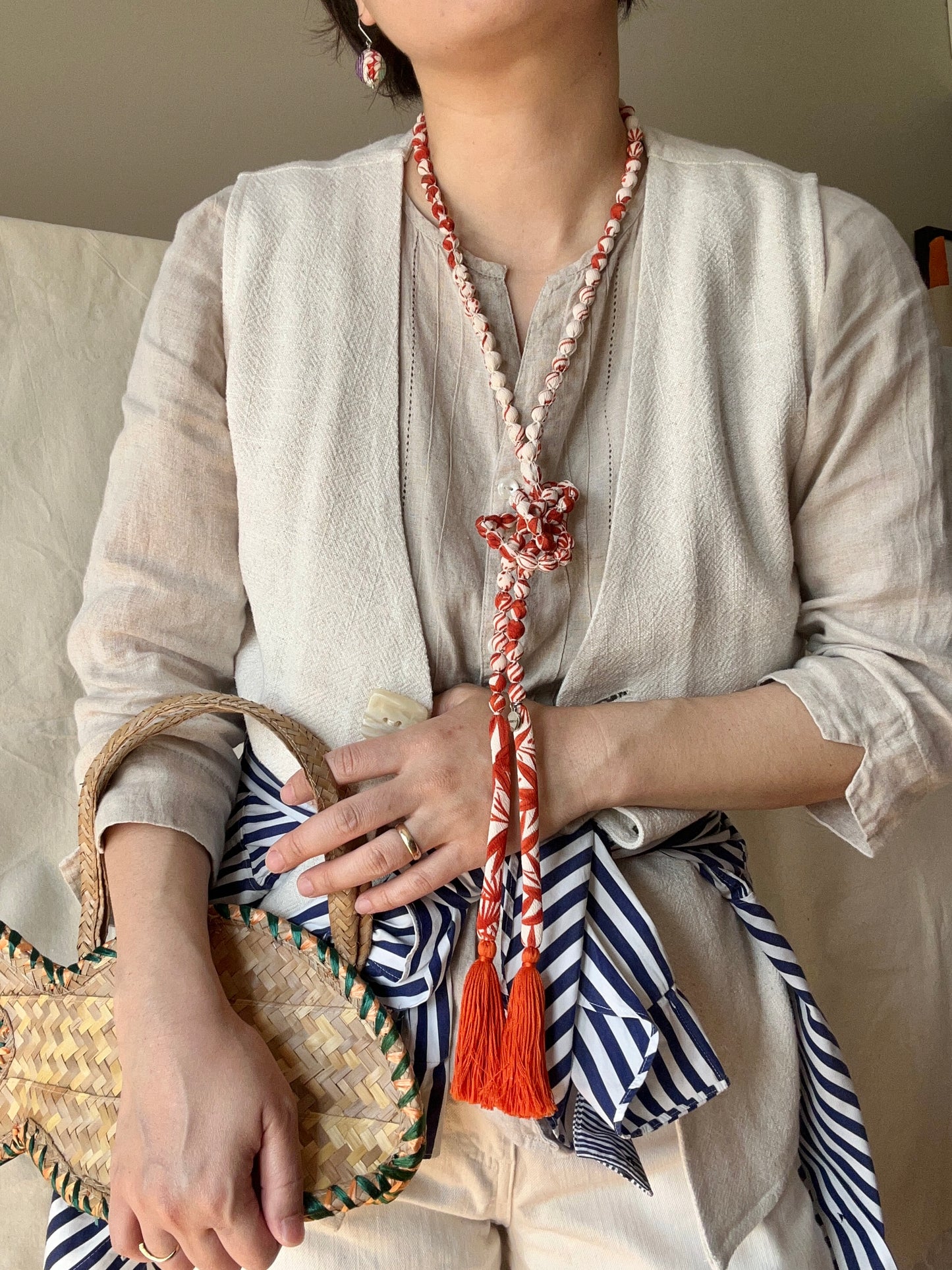 Collar SAKURAKA - Naranja Arce