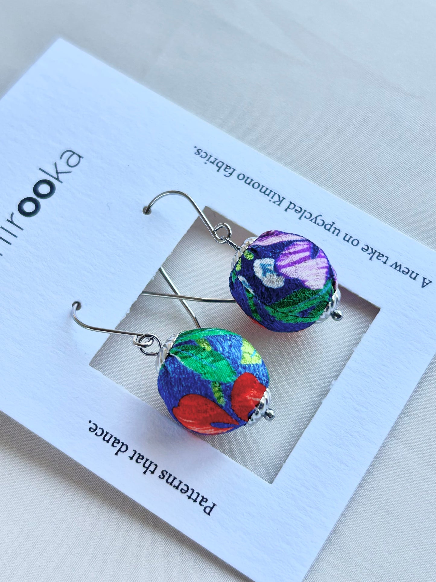 Pendientes KIRA - Azul Océano Mezcla Viva