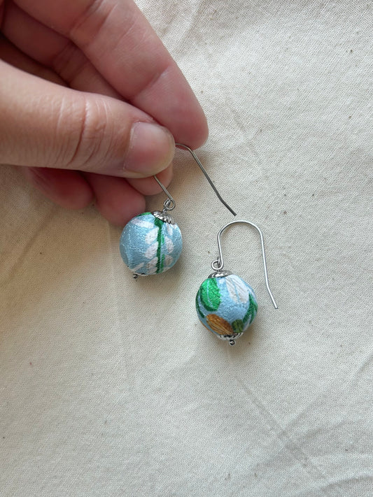 KIRA Earrings -Ocean Blue Soft Mix
