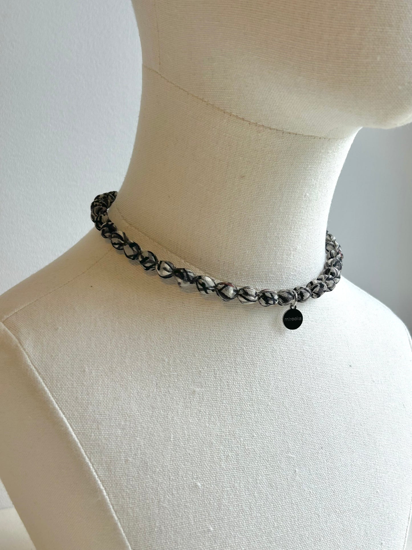 Collier MIKA - Gris Galet