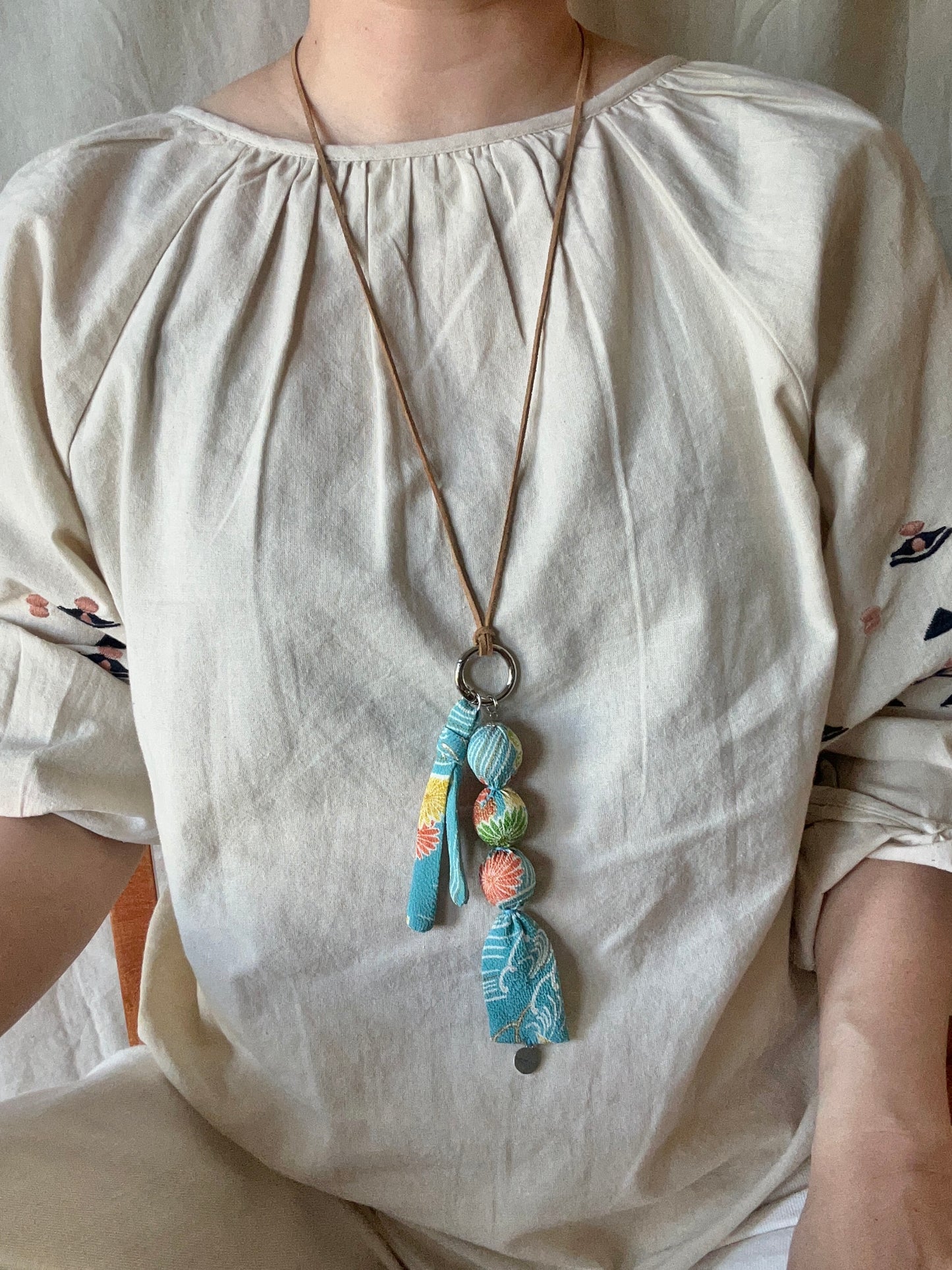 KIRA Necklace Charm -Flower Sky