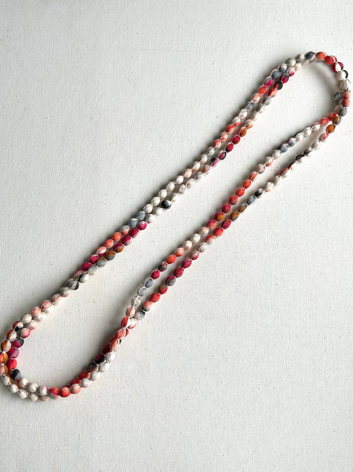 FUJI Necklace -Crimson Marble