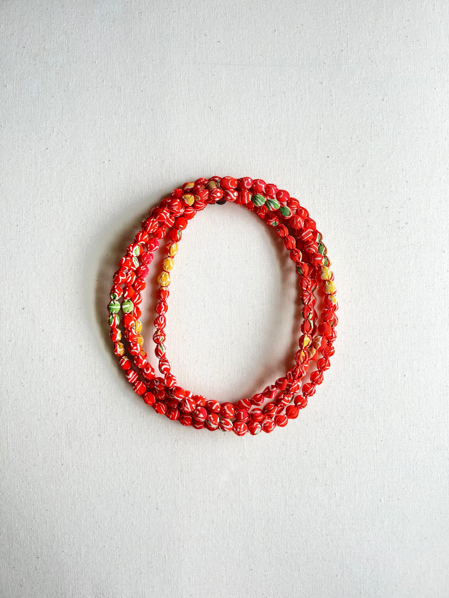 FUJI Necklace -Scarlet Kiku