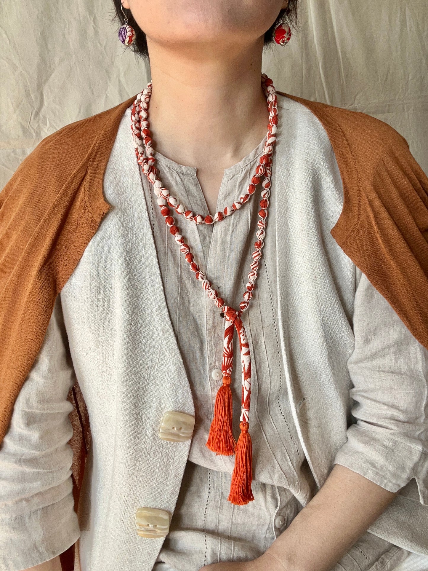 SAKURAKA Collier - Érable Orange