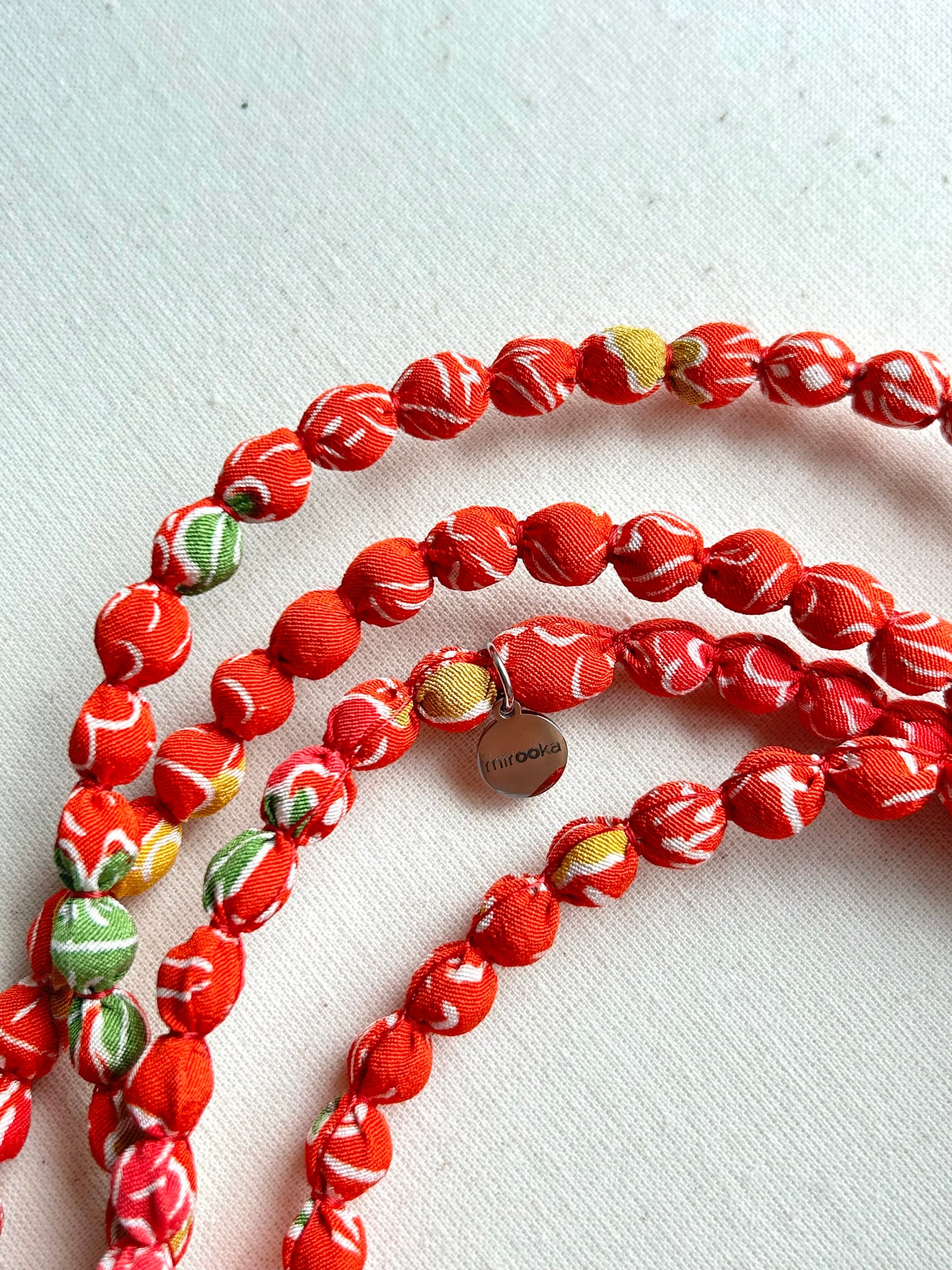 FUJI Necklace -Scarlet Kiku
