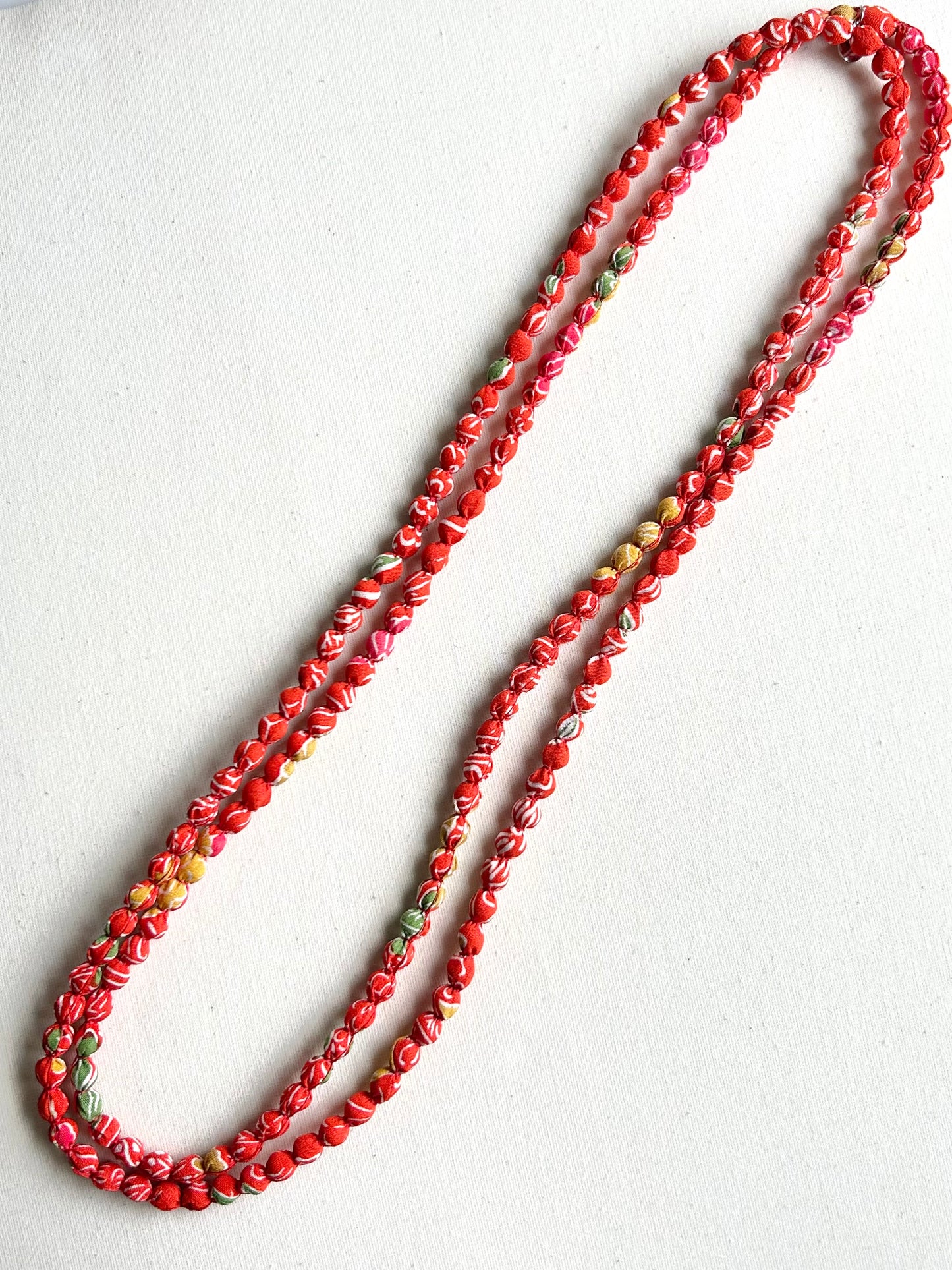FUJI Necklace -Scarlet Kiku