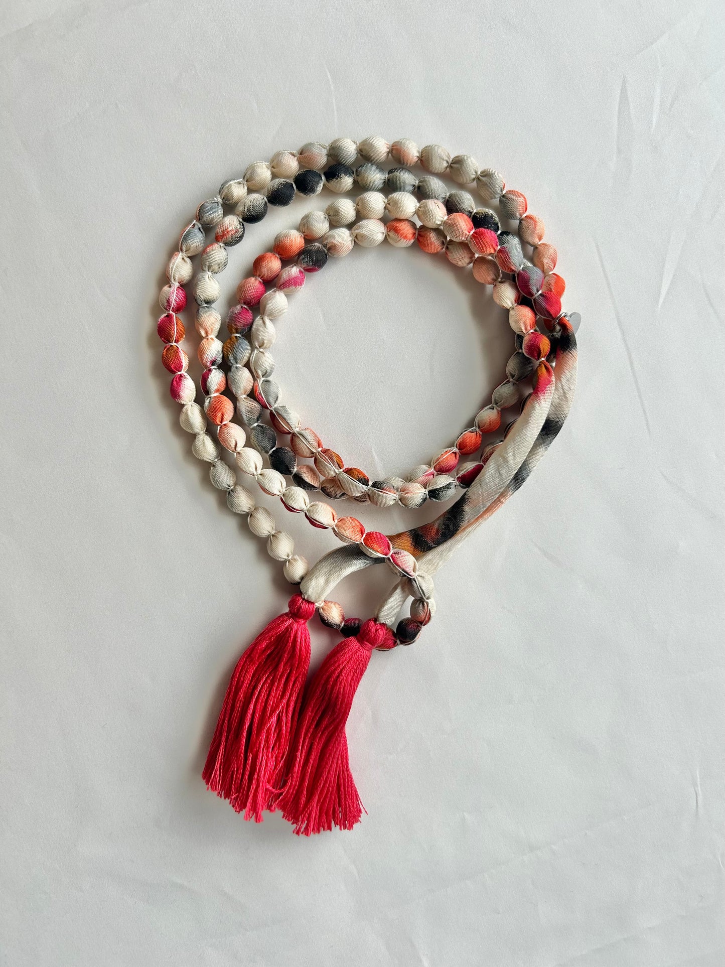 SAKURAKA Necklace -Crimson Marble