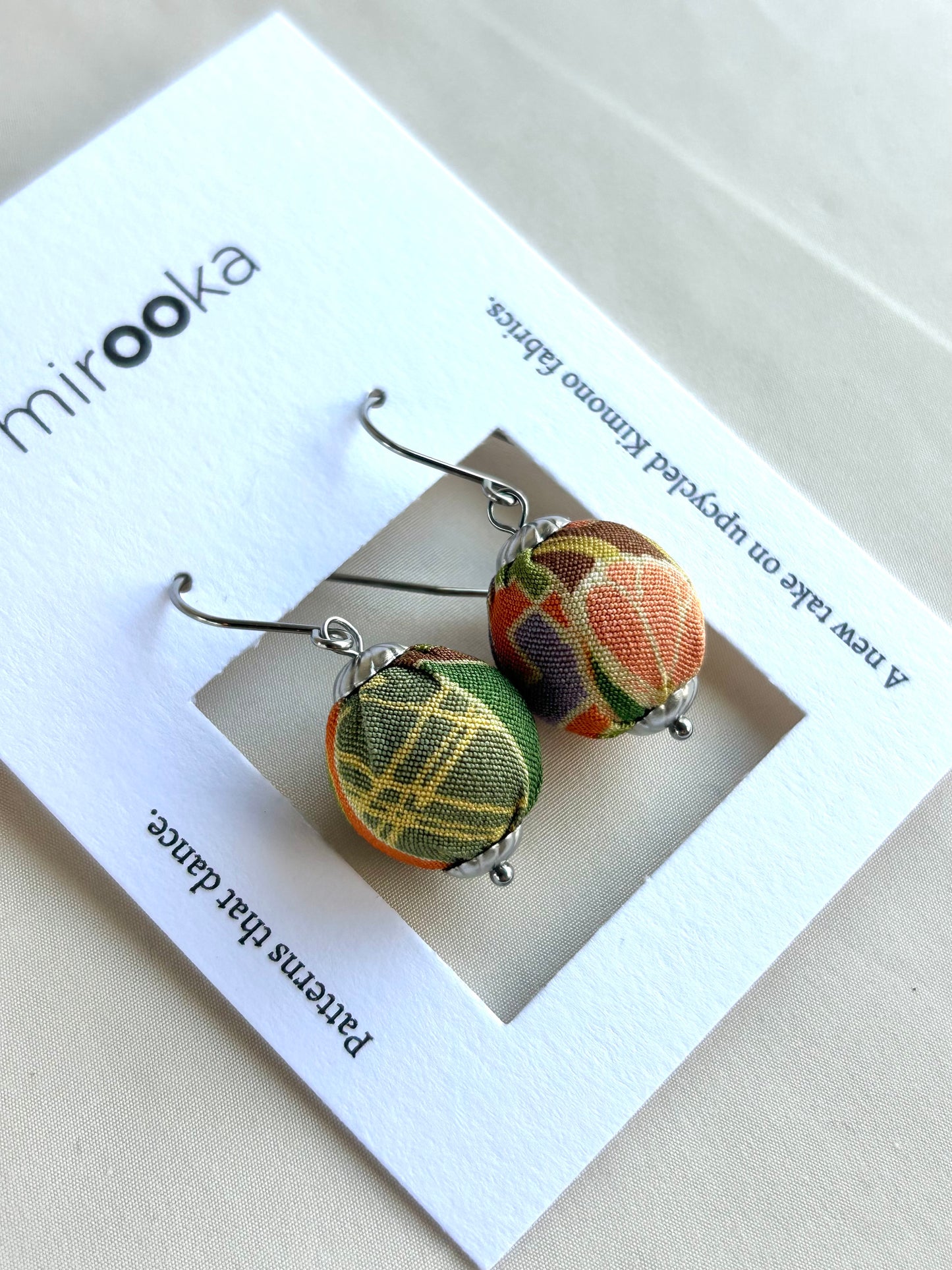 Pendientes KIRA - Verde Festivo