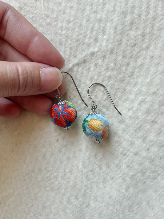 KIRA Earrings -Ocean Blue Vivid Mix