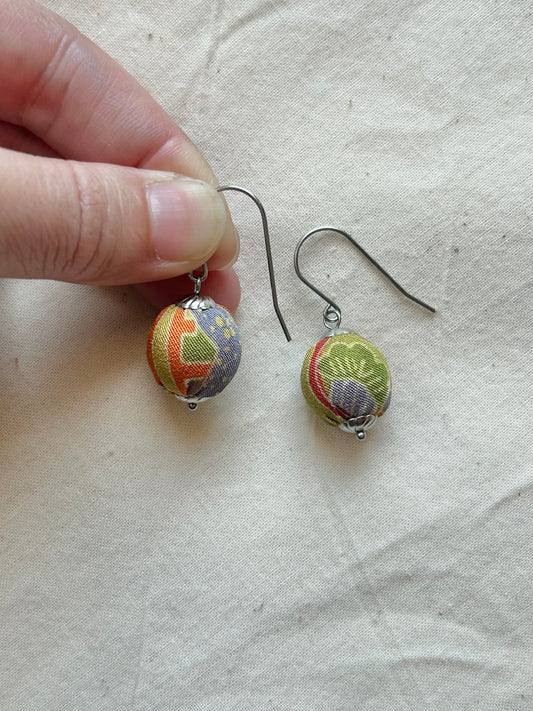 KIRA Earrings -Festive Green