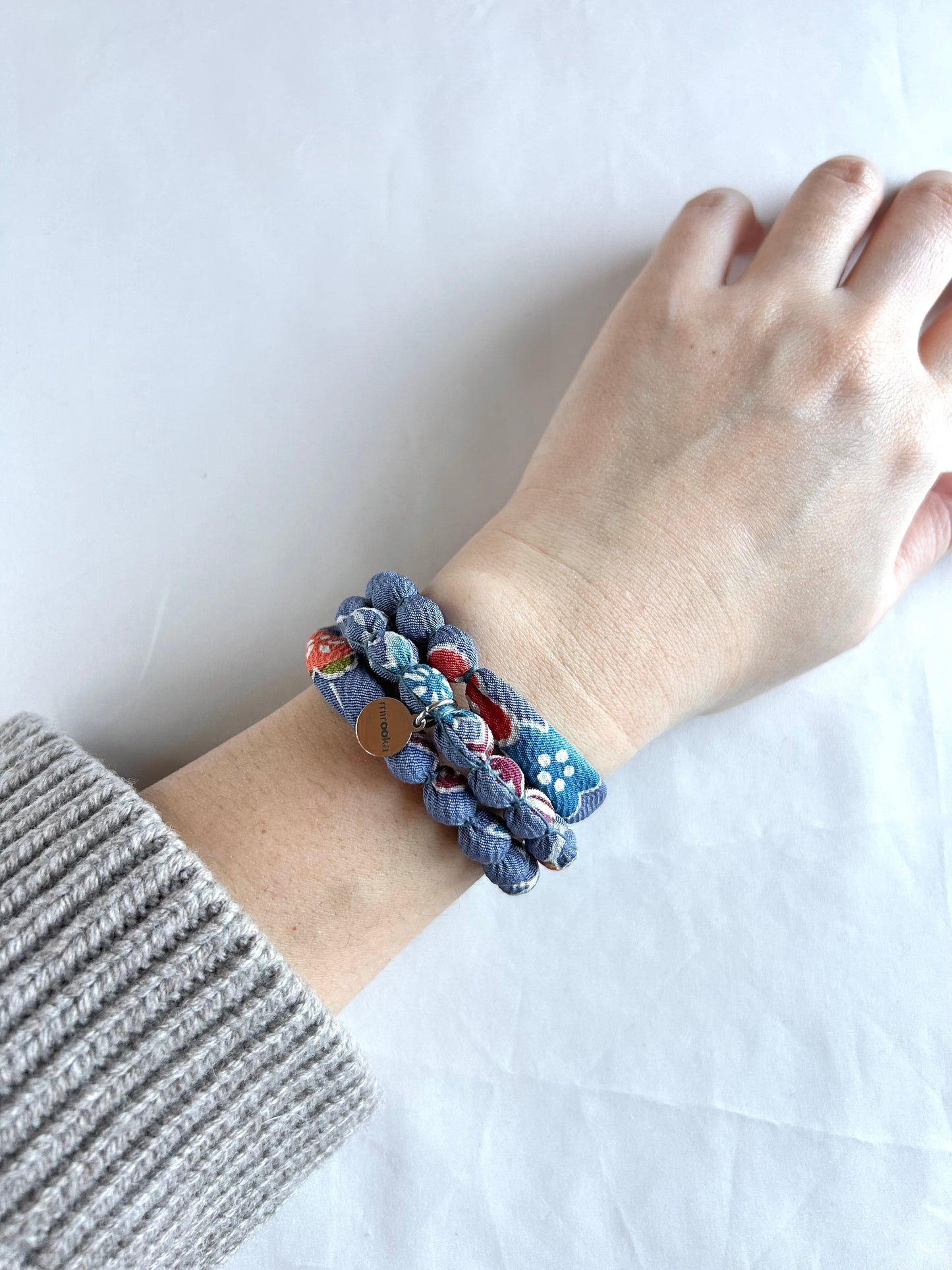 Collier MIKA - Bleu brumeux