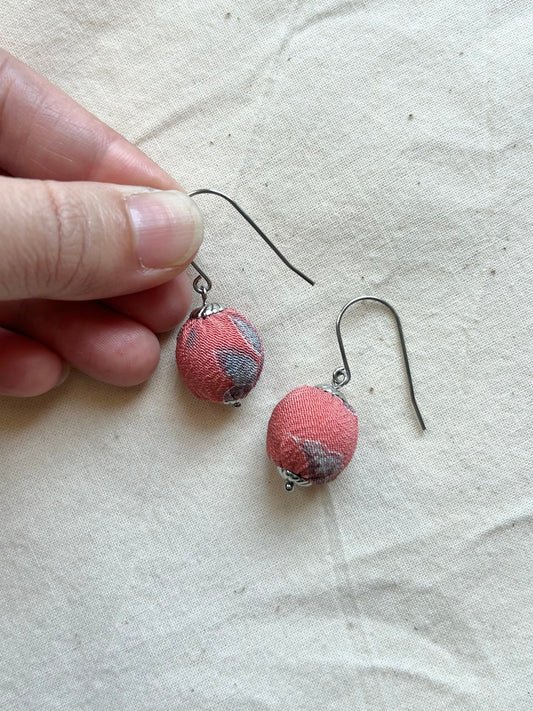 KIRA Earrings -Coral Pink