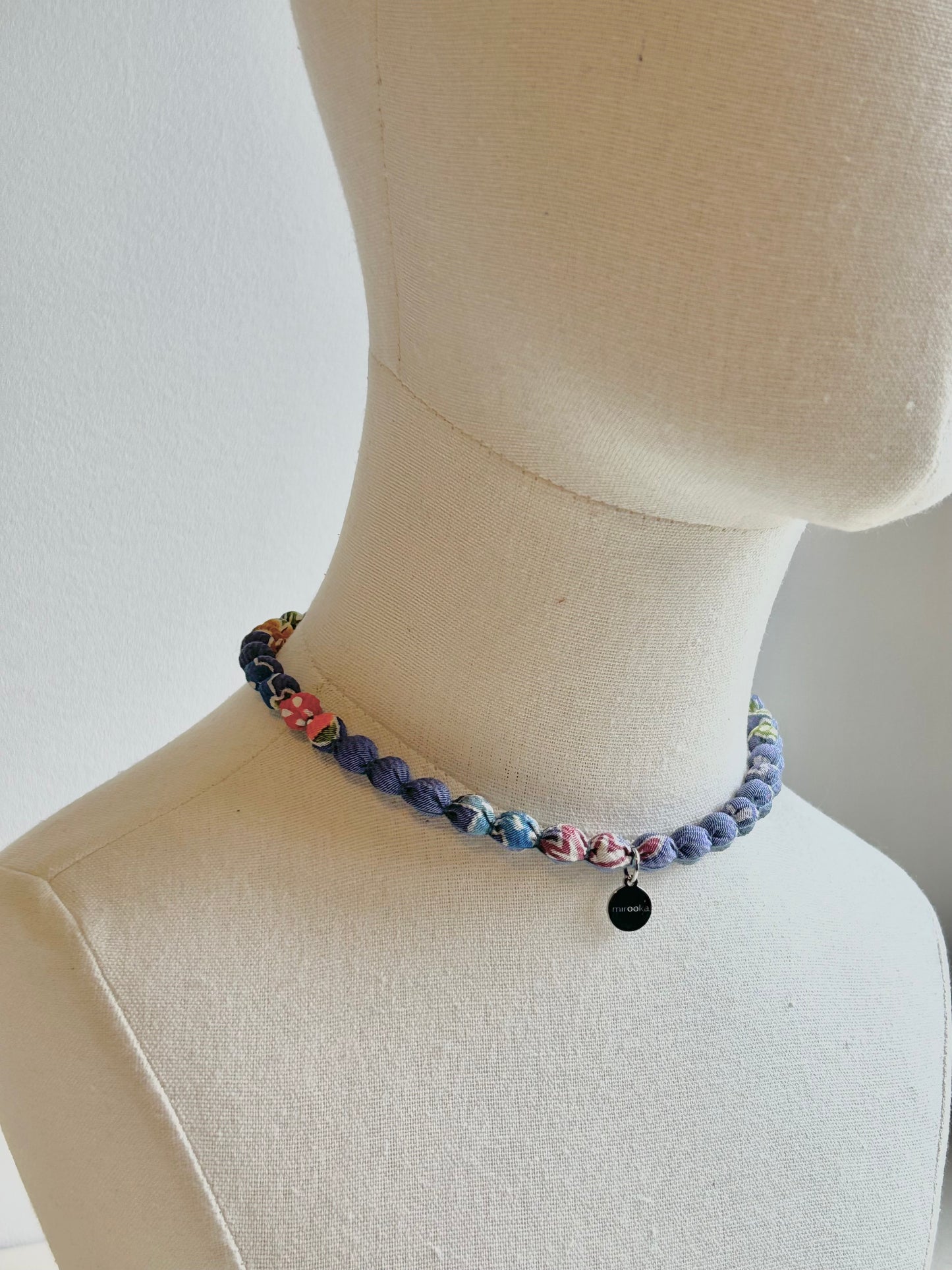 Collier MIKA - Bleu brumeux