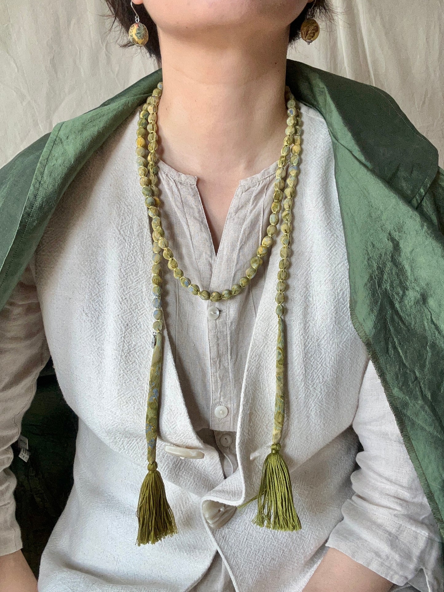 Collar SAKURAKA - Amarillo Oliva