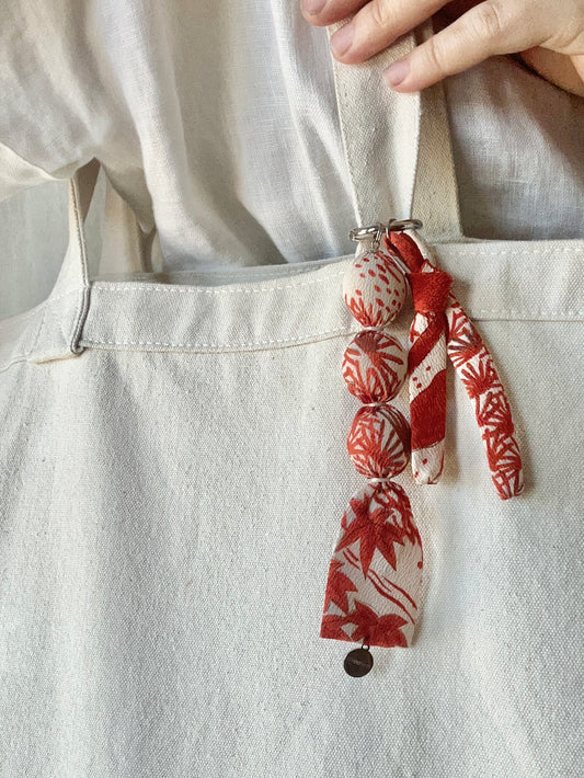 KIRA Bag Charm No.6 Maple Orange