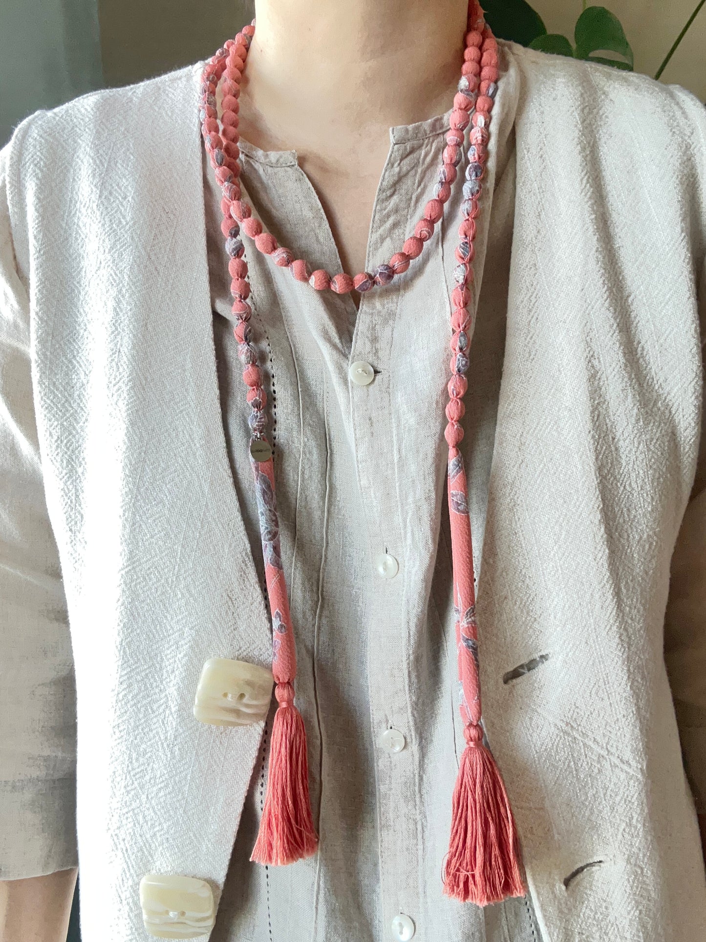 SAKURAKA Collier - Rose corail
