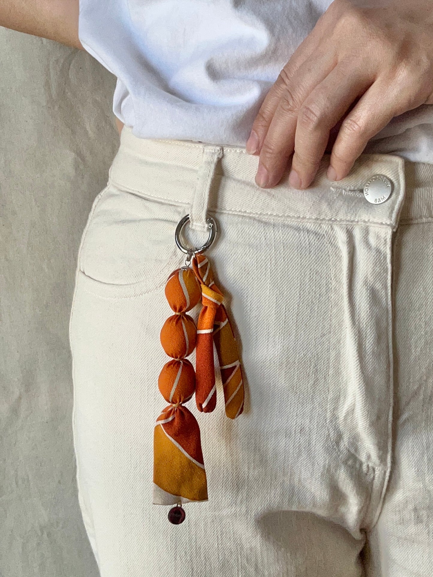 KIRA Necklace Charm  -Burnt Sienna