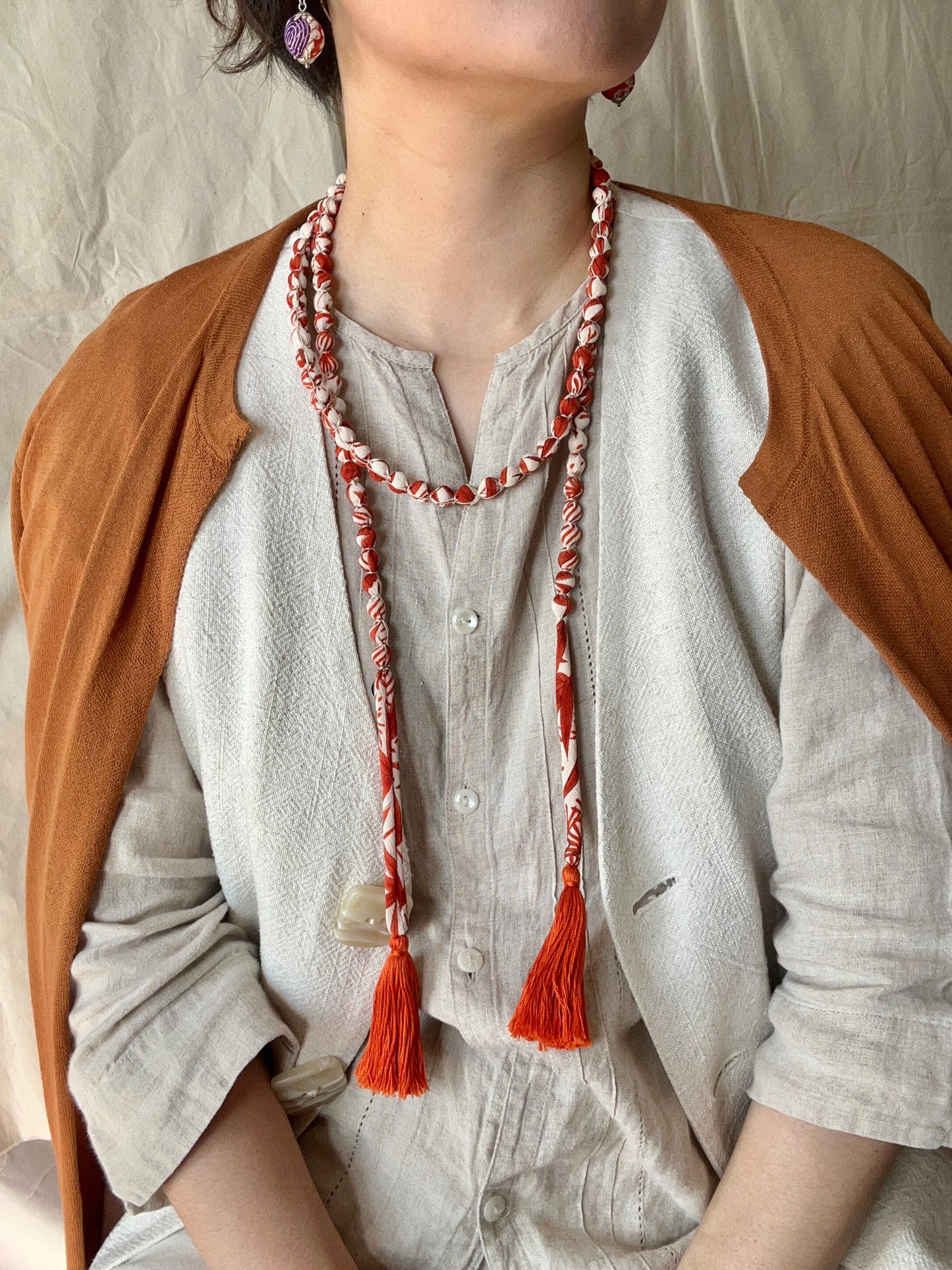 SAKURAKA Collier - Érable Orange