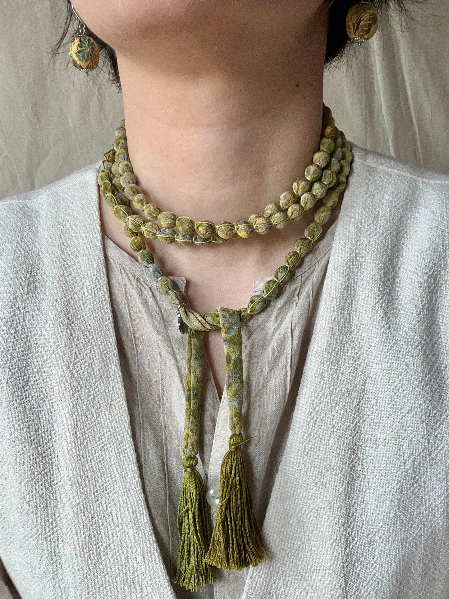 Collar SAKURAKA - Amarillo Oliva