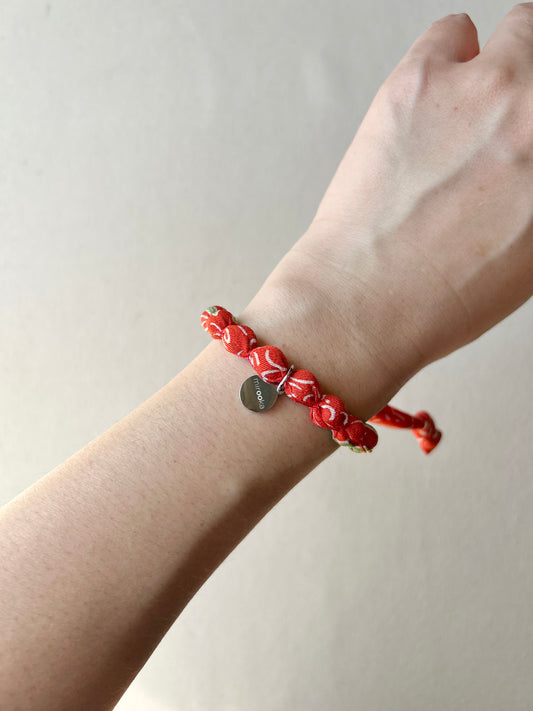 Pulsera HAGI - Kiku Escarlata