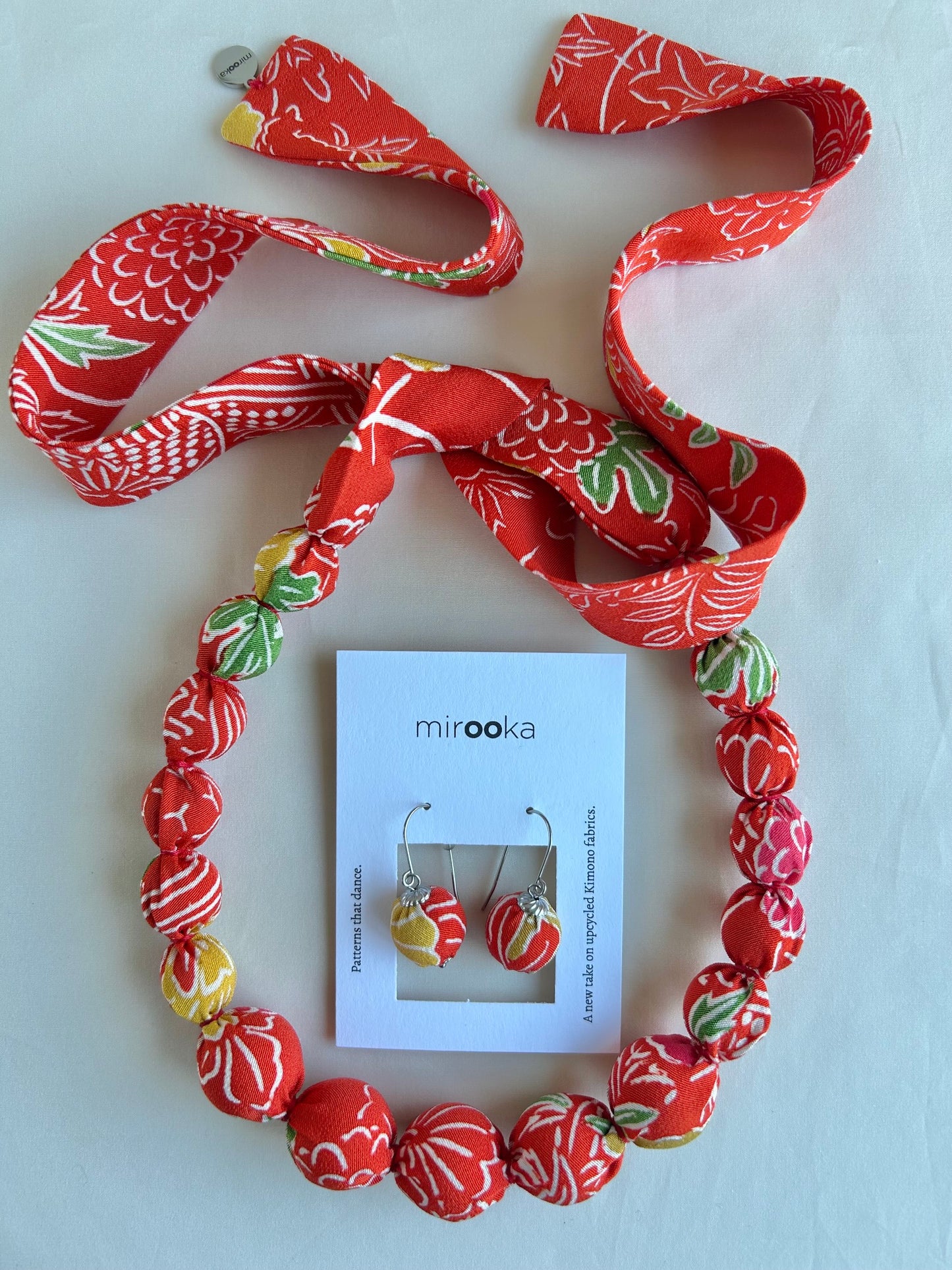 KIRA Necklace -Scarlet Kiku